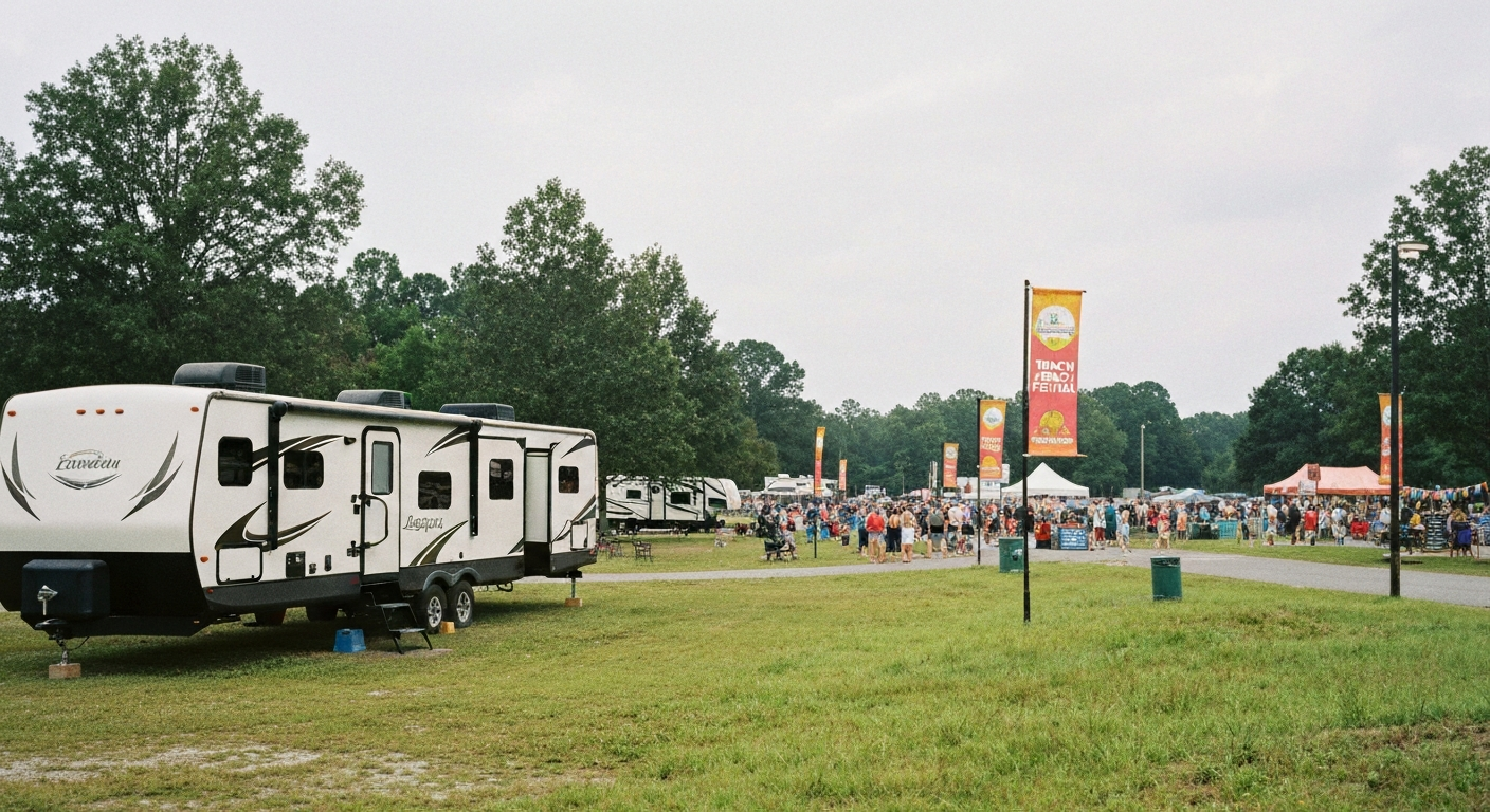 RV rental for Lexington County Peach Festival near Lexington
