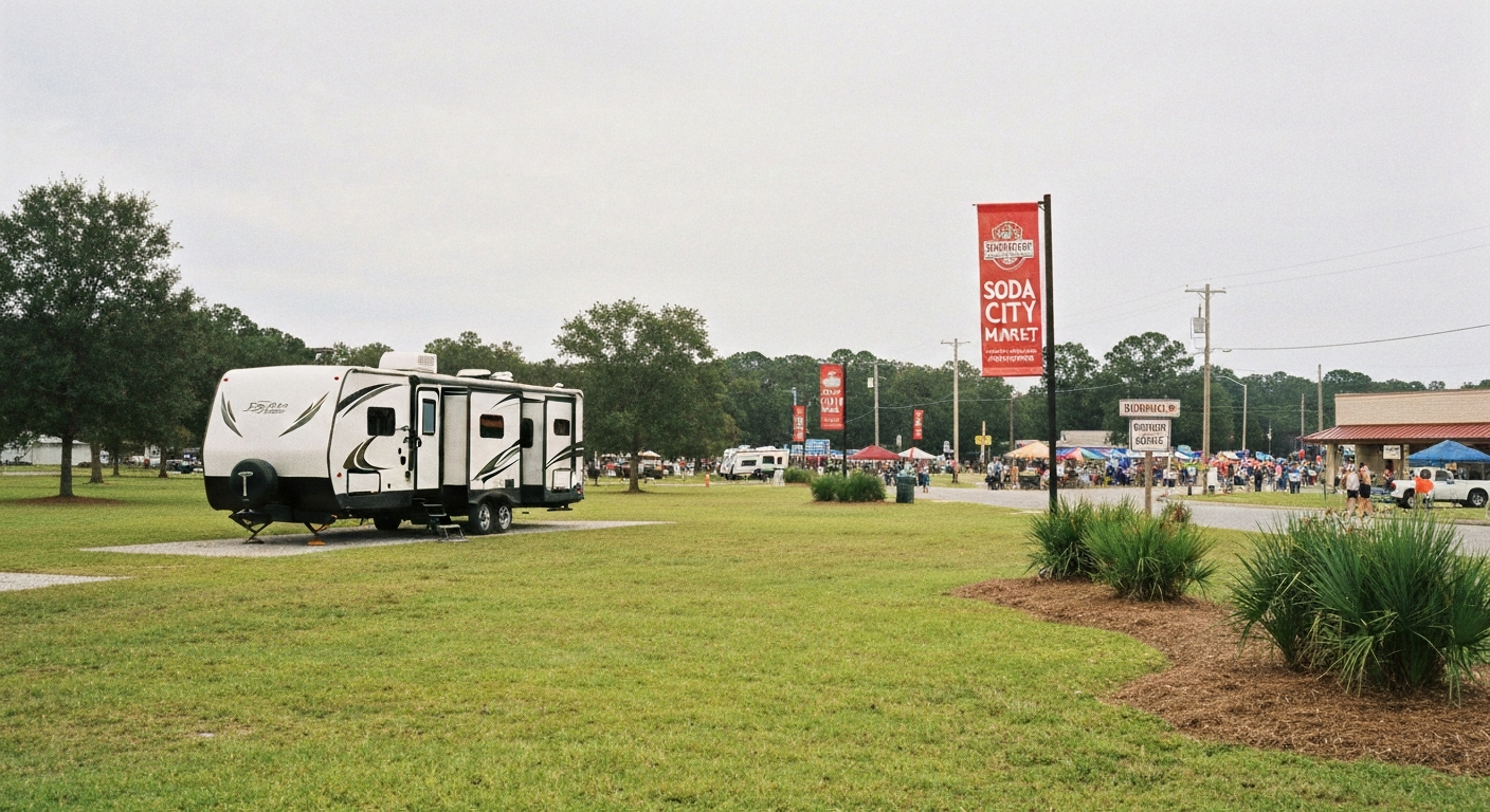RV rental for Soda City Market near Lexington
